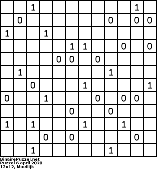 Binaire Puzzel