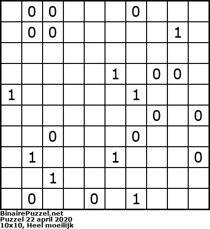 Binaire Puzzel
