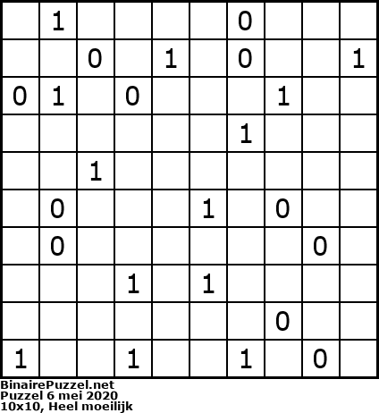 Binaire Puzzel
