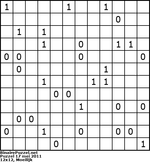 Binaire Puzzel
