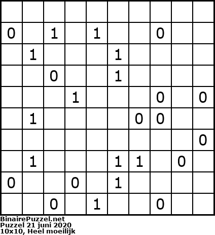 Binaire Puzzel