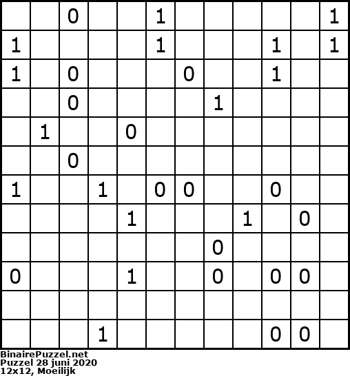 Binaire Puzzel