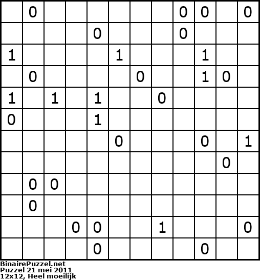 Binaire Puzzel