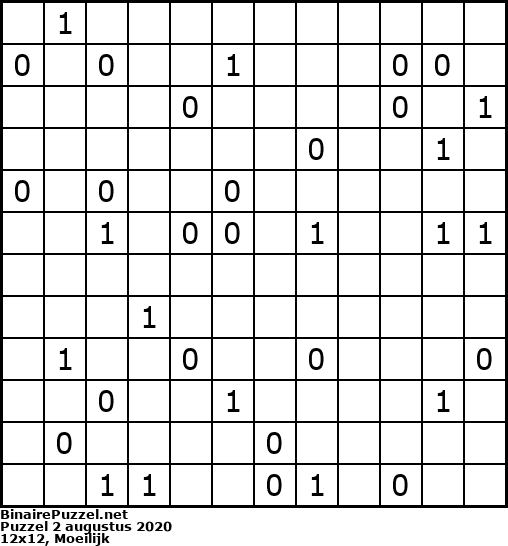 Binaire Puzzel