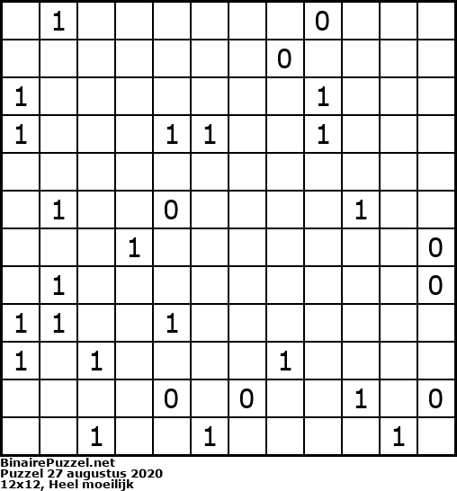 Binaire Puzzel