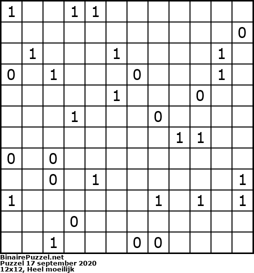 Binaire Puzzel