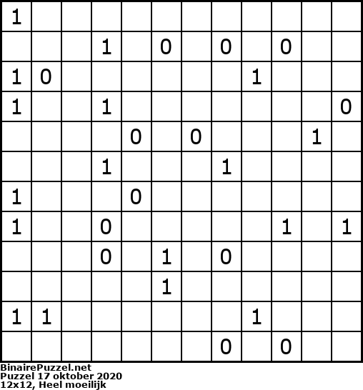 Binaire Puzzel