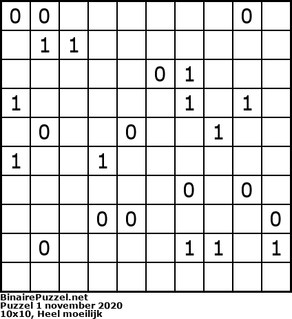 Binaire Puzzel