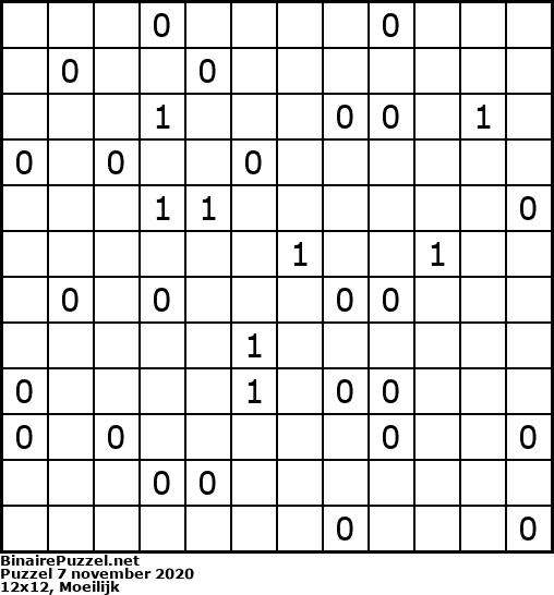 Binaire Puzzel