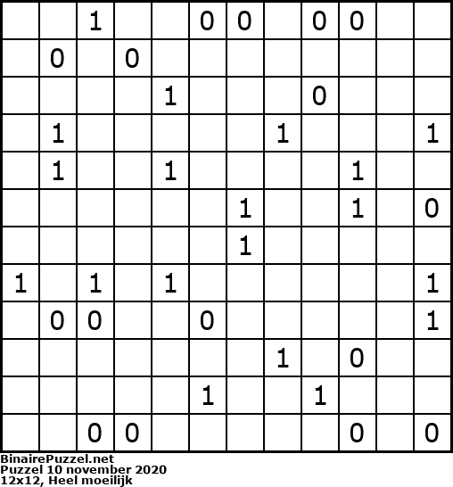 Binaire Puzzel