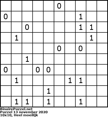 Binaire Puzzel