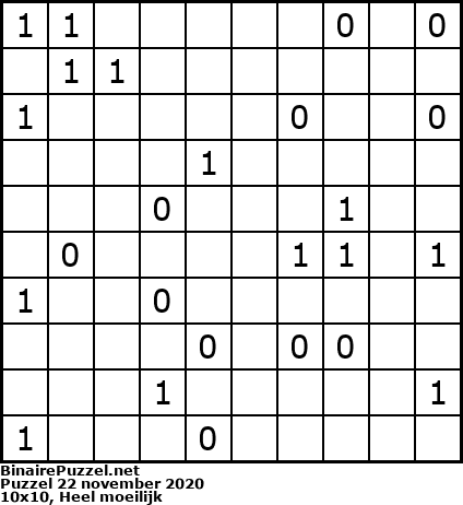 Binaire Puzzel