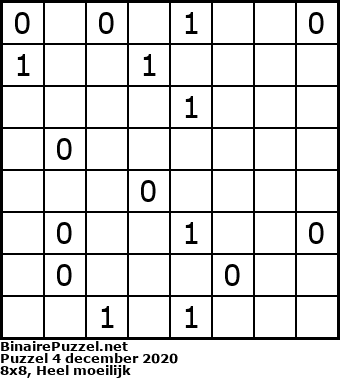Binaire Puzzel