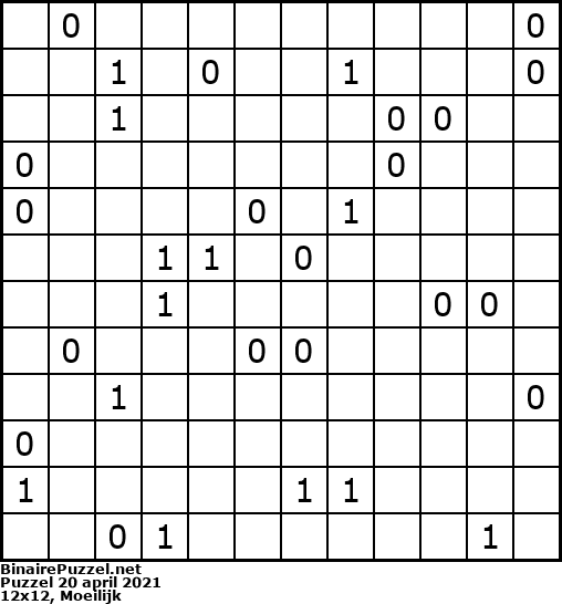Binaire Puzzel