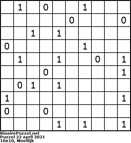 Binaire Puzzel