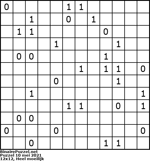 Binaire Puzzel