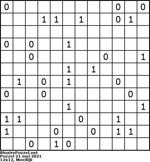 Binaire Puzzel