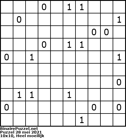 Binaire Puzzel