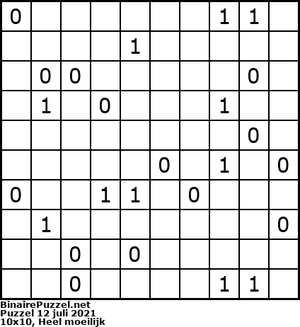 Binaire Puzzel