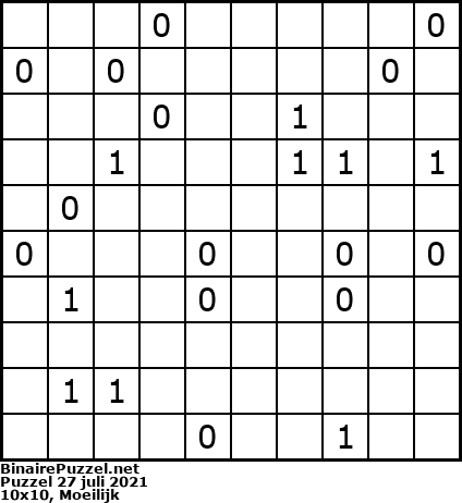 Binaire Puzzel