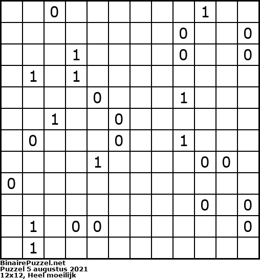 Binaire Puzzel