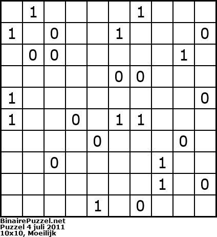 Binaire Puzzel
