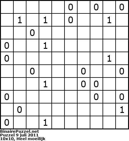 Binaire Puzzel