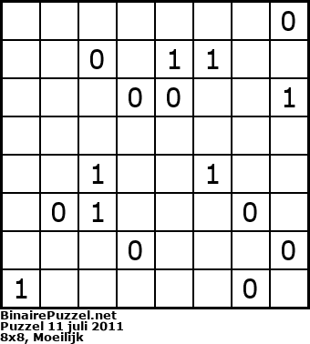 Binaire Puzzel
