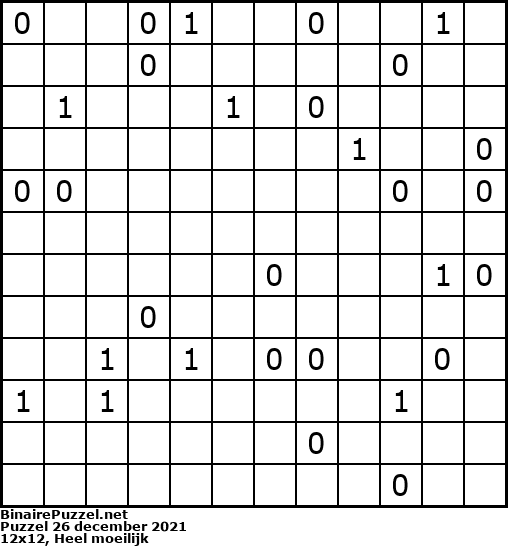 Binaire Puzzel