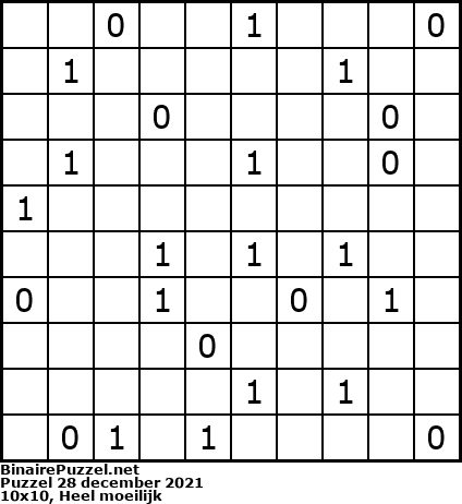 Binaire Puzzel