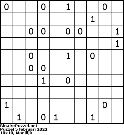 Binaire Puzzel