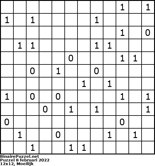 Binaire Puzzel