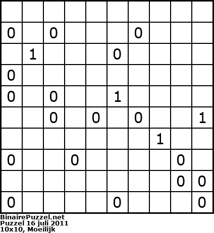 Binaire Puzzel