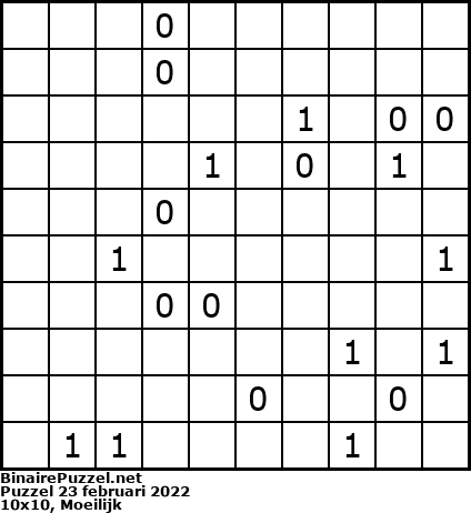 Binaire Puzzel