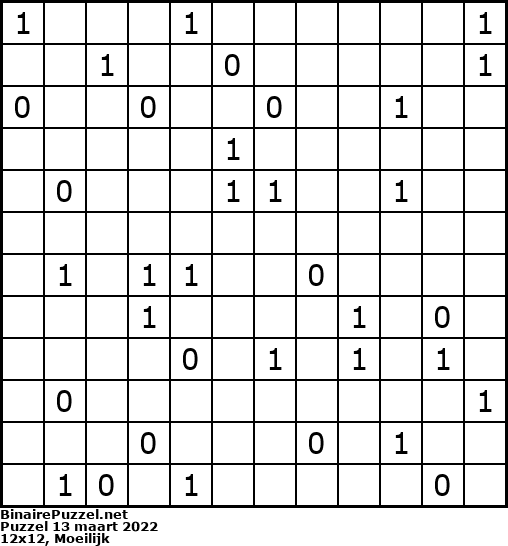 Binaire Puzzel
