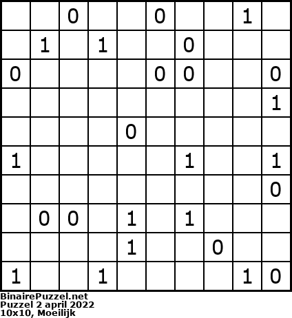 Binaire Puzzel
