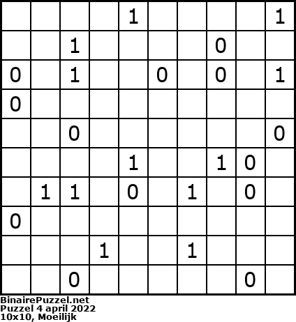 Binaire Puzzel