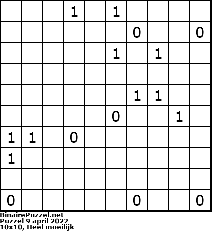 Binaire Puzzel