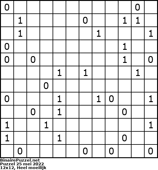 Binaire Puzzel