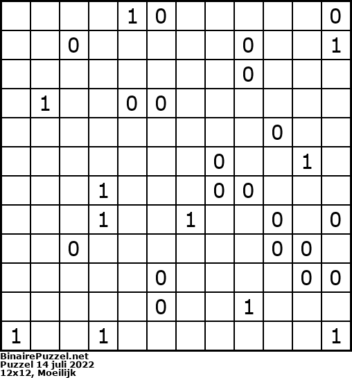 Binaire Puzzel