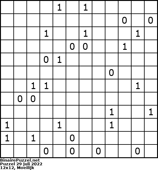 Binaire Puzzel