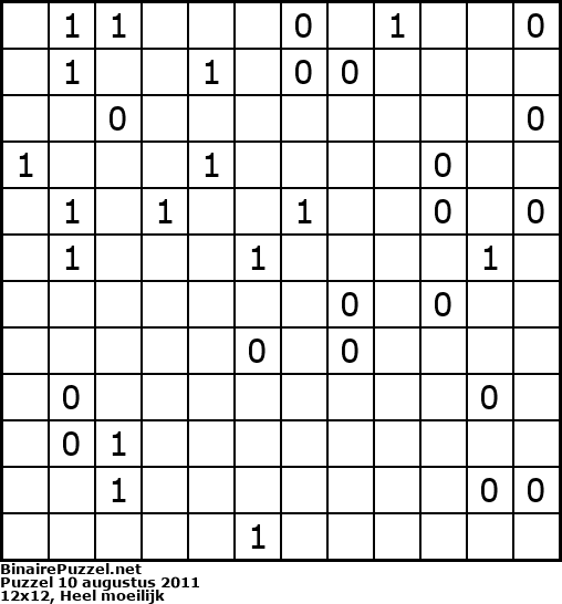 Binaire Puzzel