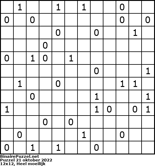 Binaire Puzzel
