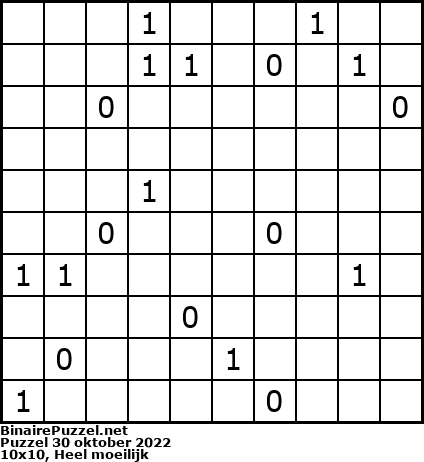 Binaire Puzzel