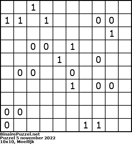 Binaire Puzzel