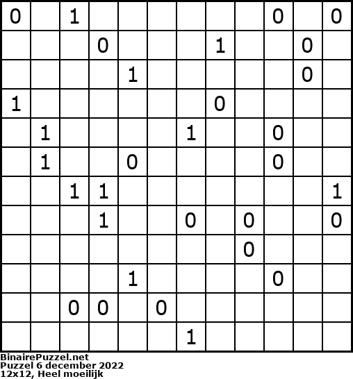Binaire Puzzel