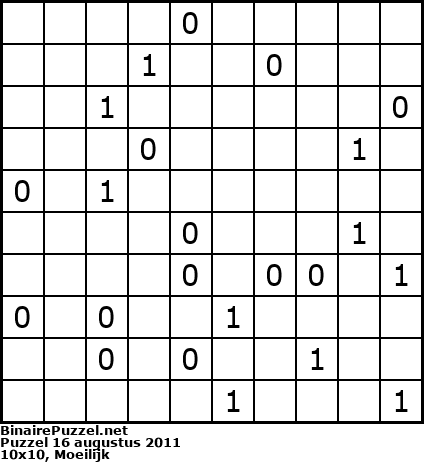 Binaire Puzzel