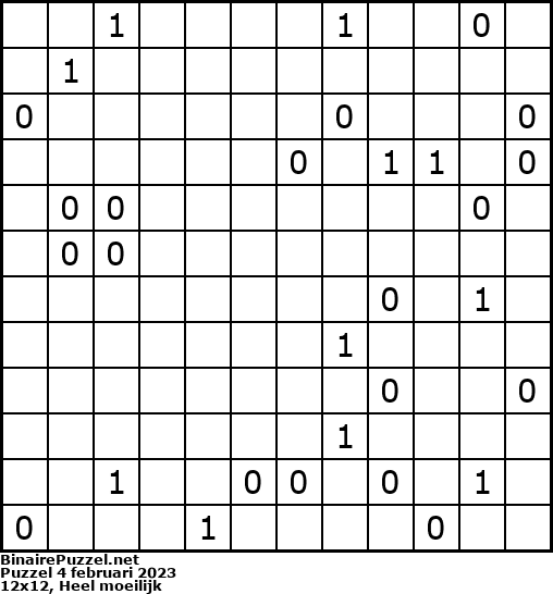 Binaire Puzzel