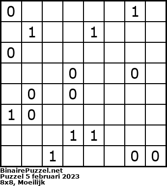 Binaire Puzzel