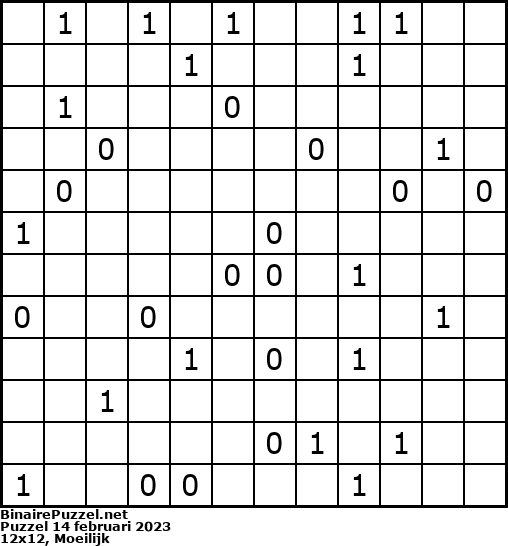 Binaire Puzzel